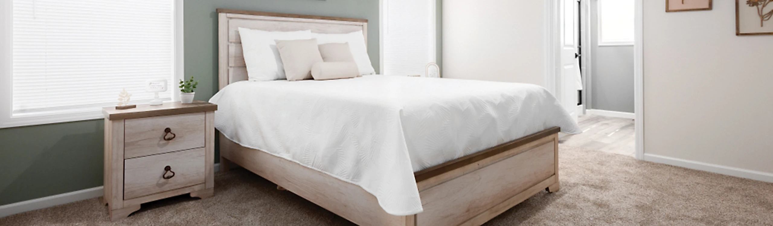 Living room interior of Reybold Astro Creations Ranch Premier manufactured home in Delaware