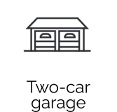 Two-car garage