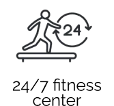 24/7 fitness center
