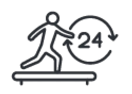 24-Hour<br />
Fitness Center