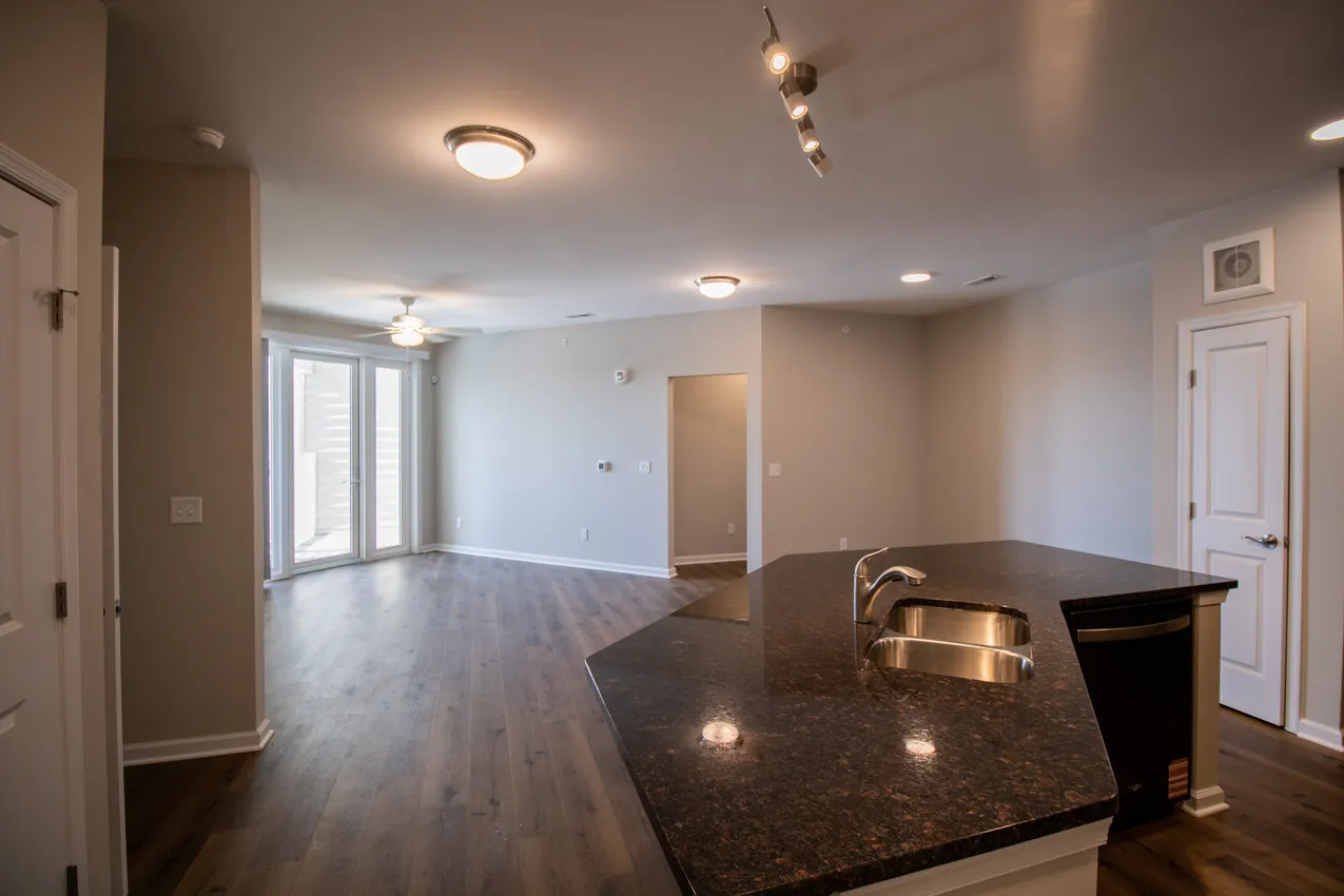 Kitchen & Living Room