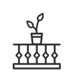 Private Balcony or Patio