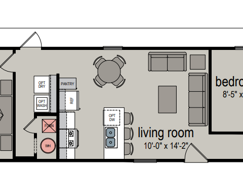 Skyline Lake Manor Singlewide – 66 x 16 Box
