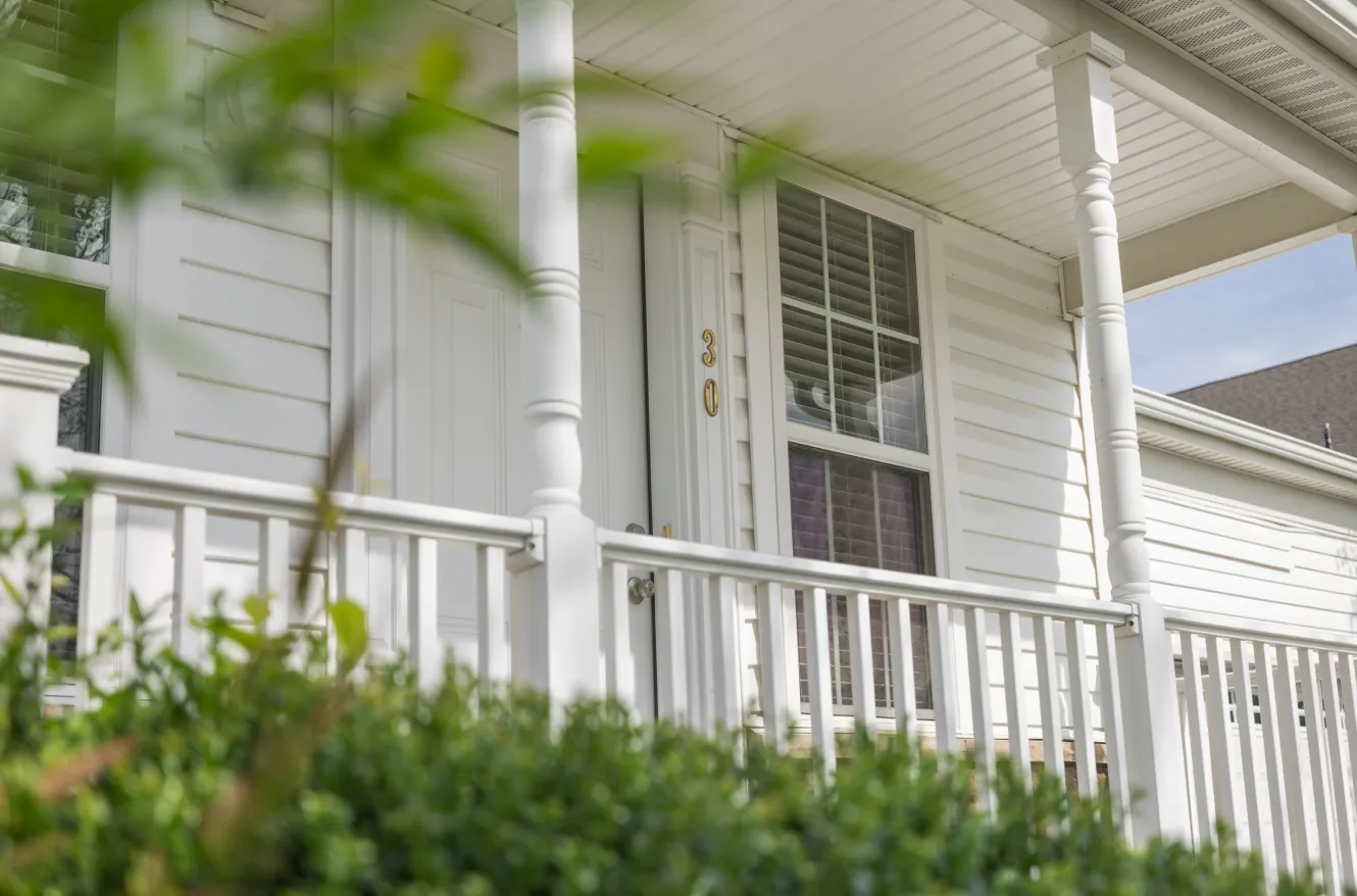 Enjoy private outdoor space at Dodson Court outside of Wilmington, DE