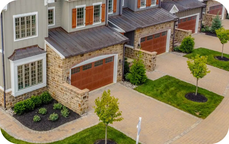 Lush, maintenance-free<br />
landscaping