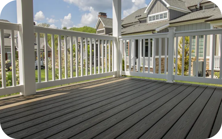 Trex hidden fastener<br />
composite deck boards