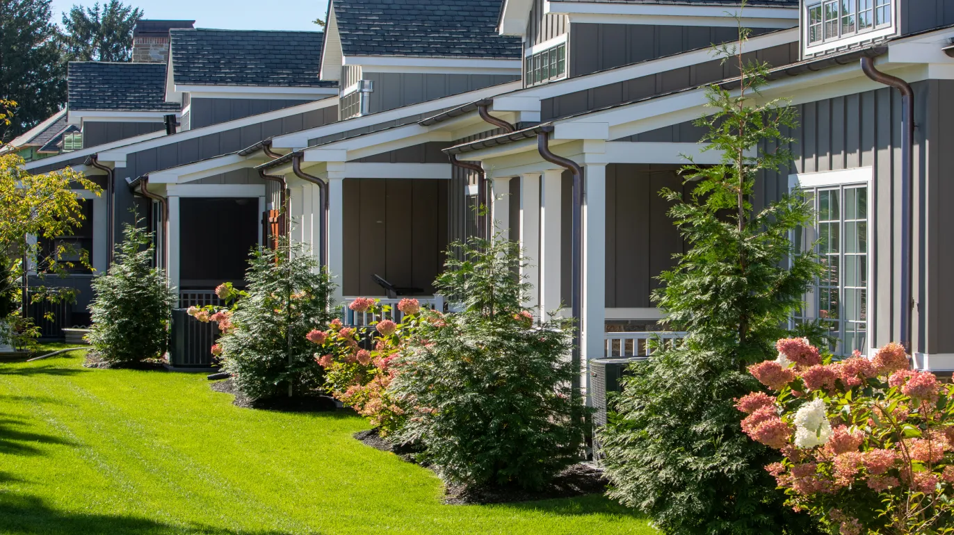 Landscaping is hassle free all year round at Columbia Place Landscaping is hassle free all year round at Columbia Place